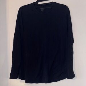 Figs Navy Longsleeve Tee